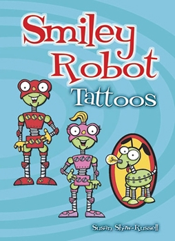 Hardcover Smiley Robot Tattoos Book