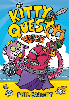 Hardcover Kitty Quest: Tentacle Trouble: A Graphic Novel Book