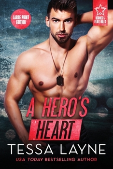 Paperback A Hero's Heart [Large Print] Book