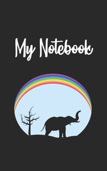 My Notebook: Elephant  Retro And Vintage Style 100 Pages And Lined