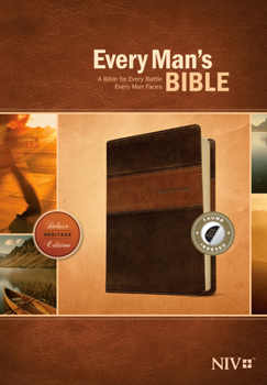 Imitation Leather Every Man's Bible NIV, Deluxe Heritage Edition, Tutone Book