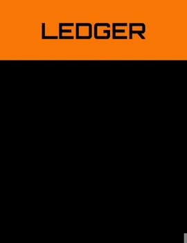 Paperback Ledger: Personal Accounting Ledger Book