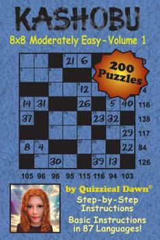 Paperback Kashobu 8x8 Moderately Easy - Volume 1 Book