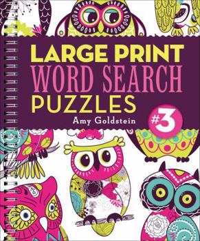 Paperback Large Print Word Search Puzzles 3: Volume 3 [Large Print] Book