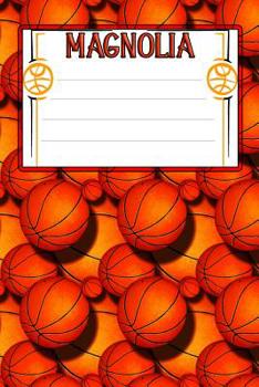 Paperback Basketball Life Magnolia: College Ruled Composition Book