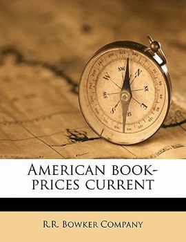 Paperback American book-prices curren, Volume 1908 Book