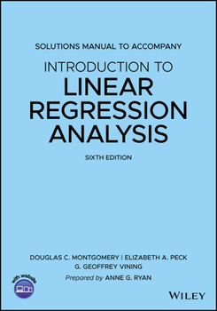 Paperback Introduction to Linear Regression Analysis, 6e Solutions Manual Book