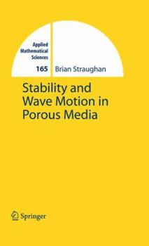 Hardcover Stability and Wave Motion in Porous Media Book