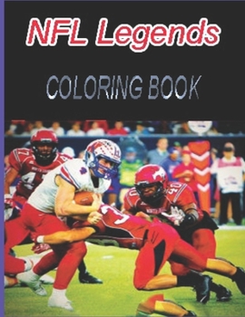 Paperback NFL Legends: Super coloring book with most of NFL Legends Book