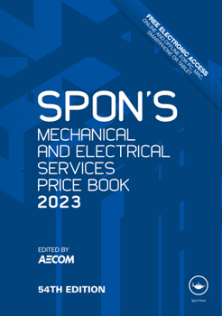 Hardcover Spon's Mechanical and Electrical Services Price Book 2023 Book