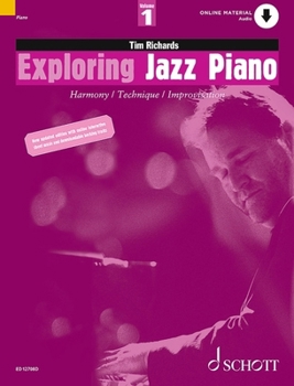 Paperback Exploring Jazz Piano - Volume 1 Book