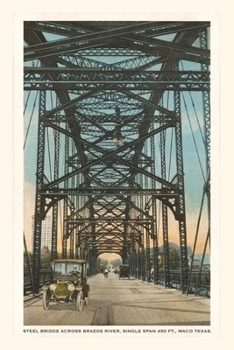 Paperback Vintage Journal Steel Bridge, Waco, Texas Book