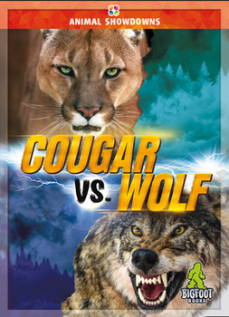 Hardcover Cougar vs. Wolf Book