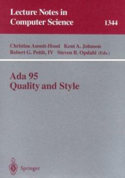 Paperback ADA 95, Quality and Style: Guidelines for Professional Programmers Book