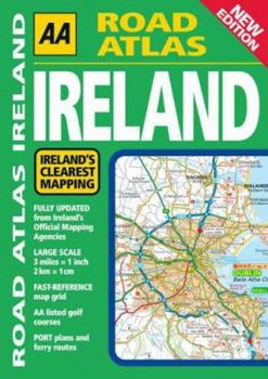 Paperback AA Road Atlas Ireland Book
