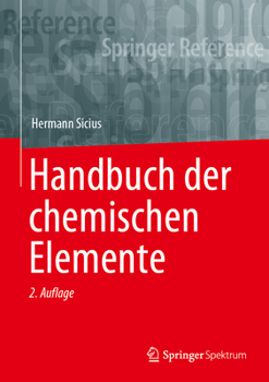 Hardcover Handbuch Der Chemischen Elemente [German] Book