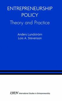 Paperback Entrepreneurship Policy: Theory and Practice Book