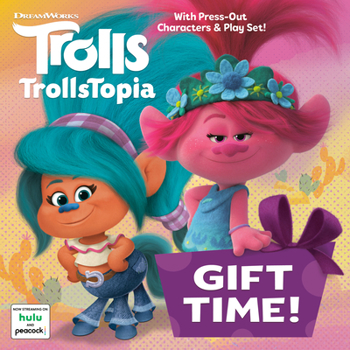 Paperback Gift Time! (DreamWorks Trollstopia) Book