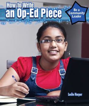 Library Binding How to Write an Op-Ed Piece Book