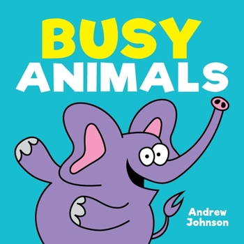 Paperback Busy Animals Book