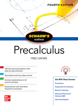Paperback Schaum's Outline of Precalculus, Fourth Edition Book