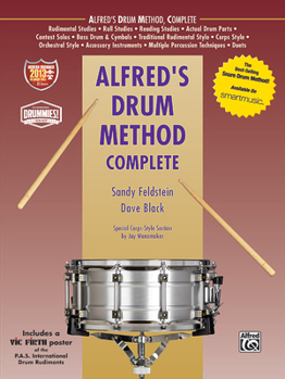 Paperback Alfred's Drum Method Complete: Book & Poster Book