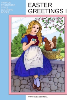 Paperback Easter Greetings I: Coloring Book