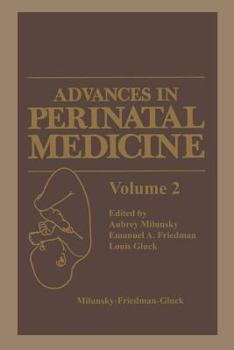 Paperback Advances in Perinatal Medicine Book