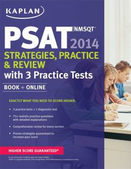 Paperback Kaplan PSAT/NMSQT 2014 Strategies, Practice, and Review: book + online Book