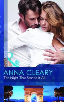 Paperback The Night That Started It All. Anna Cleary Book