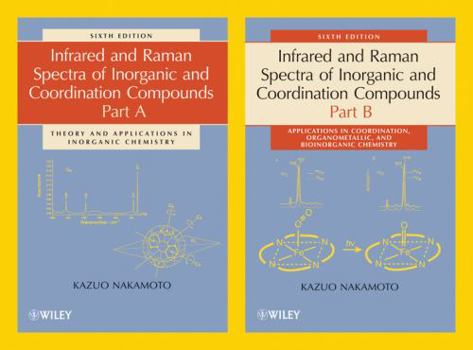 Hardcover Infrared and Raman Spectra of Inorganic and Coordination Compounds, Part A and Part B, 2 Volume Set Book