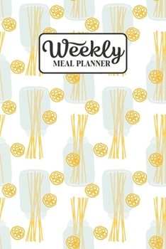 Paperback Weekly Meal Planner: Meal Planning Journal Notebook with Grocery Shopping List for the Week - Pasta Book