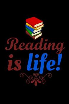 Paperback Reading Is Life: Blood Sugar Logbook Book