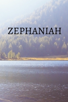 Paperback Zephaniah Bible Journal Book