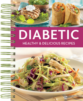 Spiral-bound Diabetic Healthy & Delicious Recipes Book