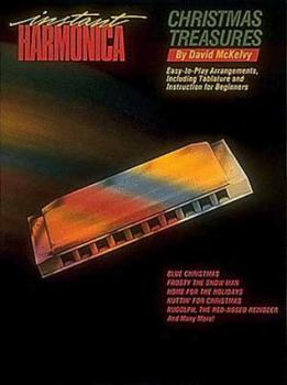Paperback Christmas Treasures for Harmonica Book
