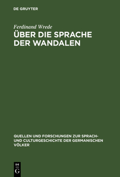 Hardcover Über die Sprache der Wandalen [German] Book