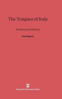 Hardcover The Tongues of Italy: Prehistory and History Book
