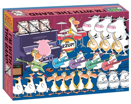 Misc. I'm with the Band: 500-Piece Puzzle Book