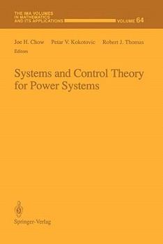 Paperback Systems and Control Theory for Power Systems Book