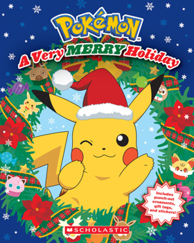 Paperback A Very Merry Holiday (Pokémon) Book