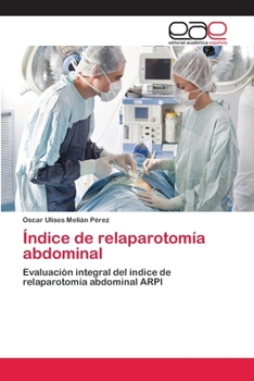 Paperback Índice de relaparotomía abdominal [Spanish] Book