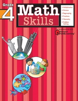 Paperback Math Skills, Grade 4 Book