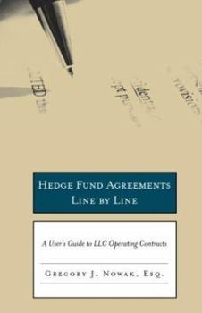 Paperback Hedge Fund Agreements Book