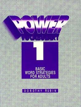 Paperback Power Vocabulary 1: Basic Word Strategies for Adults Book