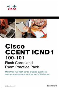 Paperback Ccent Icnd1 100-101 Flash Cards and Exam Practice Pack Book