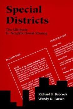 Paperback Special Districts: The Ultimate in Neighborhood Zoning Book