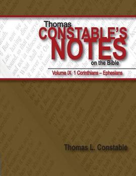 Paperback Thomas Constable's Notes on the Bible: Vol. 9: 1 Corinthians - Ephesians Book