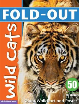 Paperback Wild Cats Fold-Out: Giant Wallchart, Poster and 50 Big Stickers. for Ages 6+ Book
