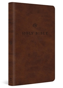 Imitation Leather ESV Premium Church Bible, Large Print (Trutone, Brown) Book